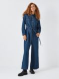 John Lewis ANYDAY Utility Denim Jumpsuit, Blue