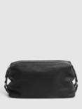 Reiss Cole Leather Wash Bag