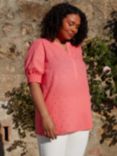 Live Unlimited Curve Dobby Blouse, Pink