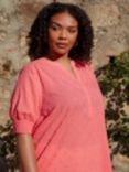 Live Unlimited Curve Dobby Blouse, Pink