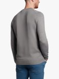 Lyle & Scott Cotton Merino Crew Jumper, Mid Grey Marl