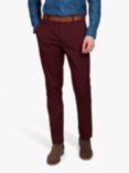 Simon Carter Cotton Chinos, Mahogany