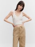 Mango Martes Knitted Crop Top