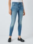 John Lewis Premium Skinny Jeans, Indigo