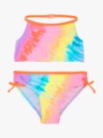 Angels by Accessorize Kids' Rainbow Tie Dye Bikini, Multi