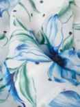 Hobbs Petite Carly Floral Print Midi Dress