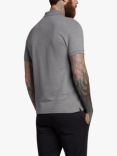 Lyle & Scott Short Sleeve Polo Shirt, Grey Marl