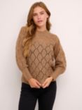 KAFFE Joanna Pullover Jumper, Tiger's Eye