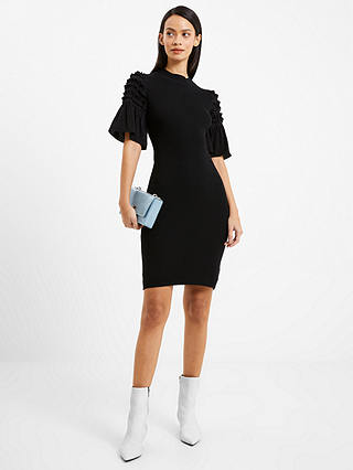 French Connection Krista Mini Dress, Black