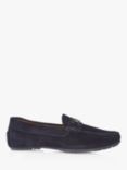 Silver Street London Austin Suede Loafers, Navy
