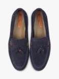 Silver Street London Wembley Suede Loafers, Navy