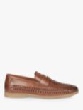 Silver Street London Perth Leather Loafers, Brown
