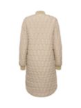 KAFFE Shally Quilted Coat, Cream