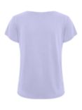 Soaked In Luxury Columbine Jersey Short Sleeve T-Shirt, Sweet Lavender