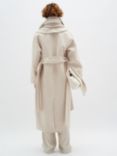 InWear Milla Shawl Collar Longline Coat, Cream