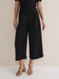 Phase Eight Audrea Plain Tailored Culottes, Black