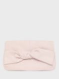 Hobbs Milly Bow Clutch Bag, Bright Pink