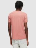 AllSaints Figure Crew T-Shirt, Salmon Pink