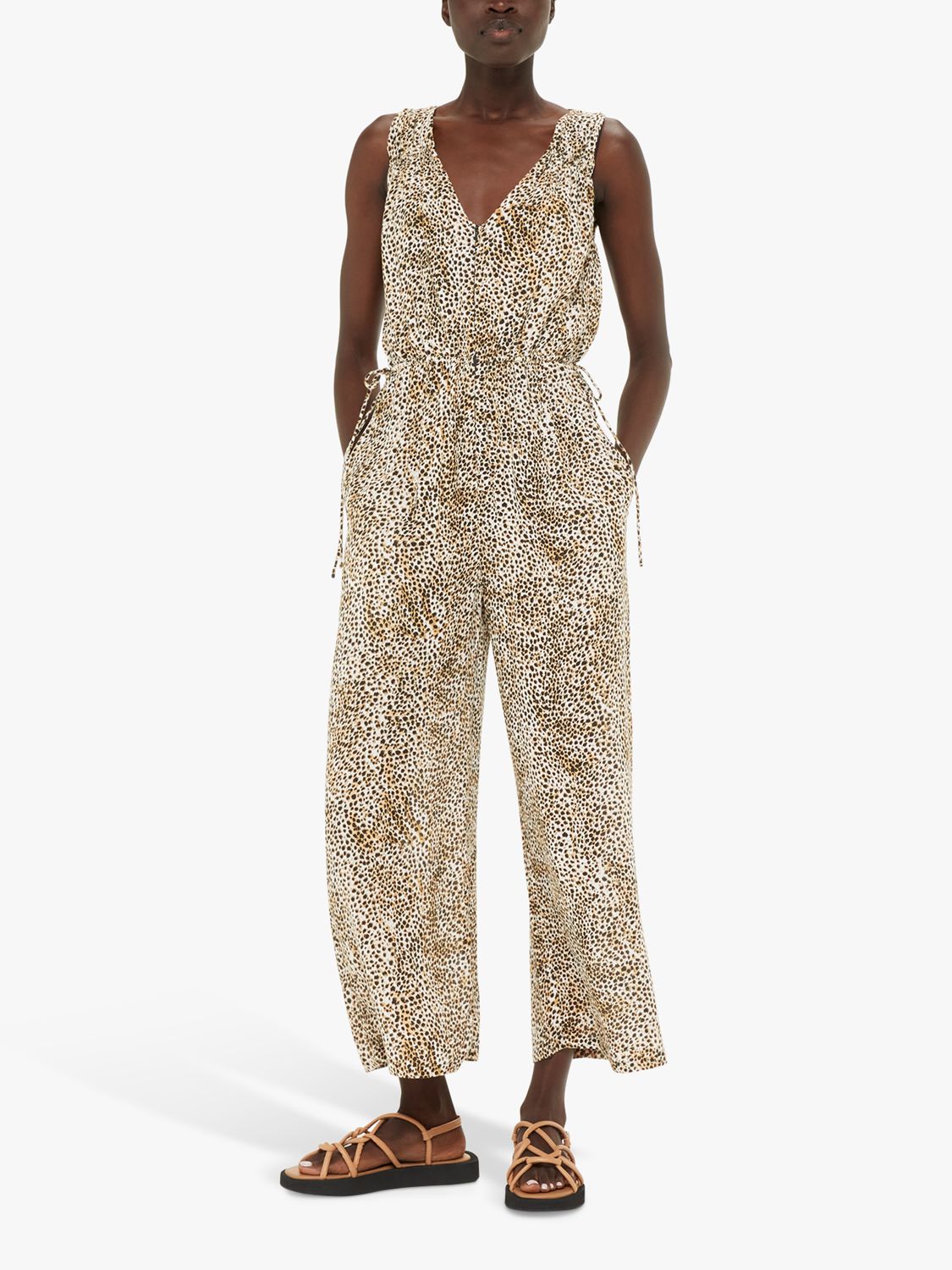 Zara + ANIMAL PRINT JUMPSUIT