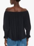 Whistles Winoa Plain Bandeau Neck Top, Black