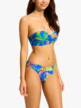 Seafolly Tropica Bandeau Bikini Top, Azure