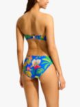 Seafolly Tropica Hipster Bikini Bottoms, Azure
