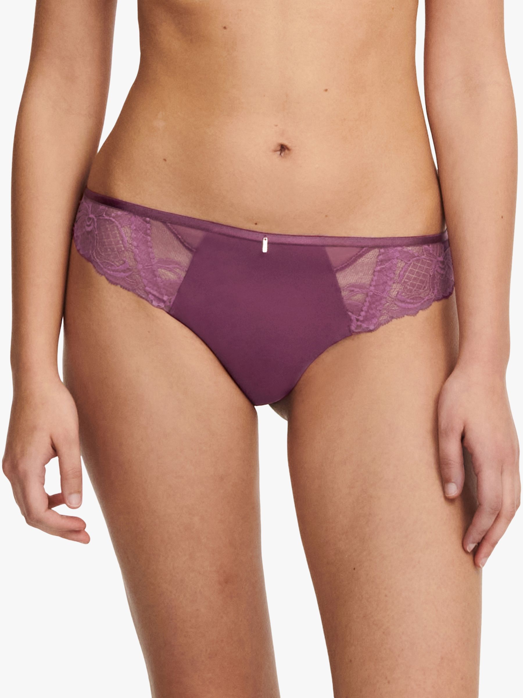 Chantelle Champs Elysees Tanga Knickers, Seabourne at John Lewis & Partners