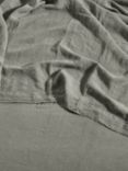 Bedfolk 100% Linen Flat Sheets, Moss