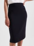 Hobbs Stevie Plain Pencil Skirt, Navy