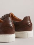 Ted Baker Dentong Lace Up Brogue Shoes, Brown