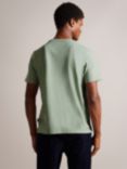 Ted Baker Rakes Textured T-Shirt, Light Green