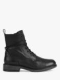 Geox Catria Leather Lace Up Ankle Boots