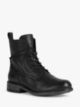 Geox Catria Leather Lace Up Ankle Boots