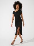 Ro&Zo Crepe Jersey Split Leg Midi Dress