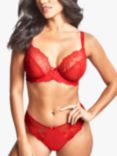 Panache Ana Underwired Plunge Bra, Salsa Red