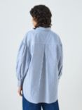 AND/OR Briar Long Sleeved Stripe Shirt, Blue, Blue