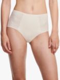 Chantelle Norah Comfort High Waisted Knickers, Pearl