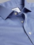 Charles Tyrwhitt Non-Iron Puppytooth Shirt, Royal Blue