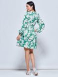 Jolie Moi Casey Floral Mini Dress, Green, Green