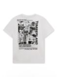 Timberland Kids' Logo Graphic Organic Cotton T-Shirt, White