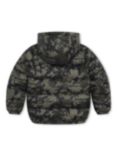 Timberland Kids' Logo Hooded Puffer Jacket, Camouflage