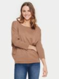 Saint Tropez Mila Dropped Shoulder Round Neck Jumper