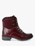 Josef Seibel Susie 01 Lace Up Ankle Boots, Red Bordeaux