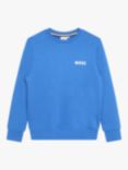 BOSS Kids' Logo Sweatshirt, Blue