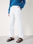 HUSH Imogen Cotton Trousers, White