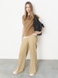 HUSH Samantha Wide Leg Trousers, Camel, Camel