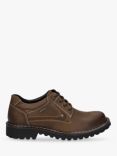 Josef Seibel Chance 59 Waxed Leather Shoes, Brown