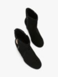 Carvela Verity Suede Wedge Heel Boots, Black