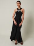 Phase Eight Danica Halterneck Maxi Dress, Black