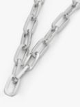 HUSH Curated Paperclip Chain Necklace, Silver